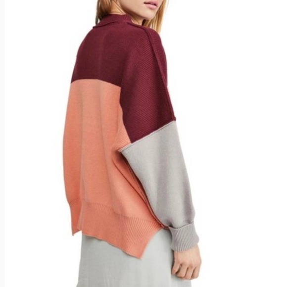 Free People Easy Street Color Block Sweater - Picture 3 of 11